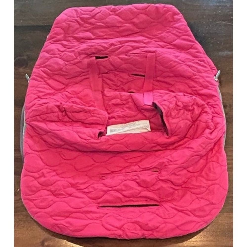 JJ Cole Urban Bundleme Infant Stroller Car Seat Cover Pink Quilted Bunting Comfy